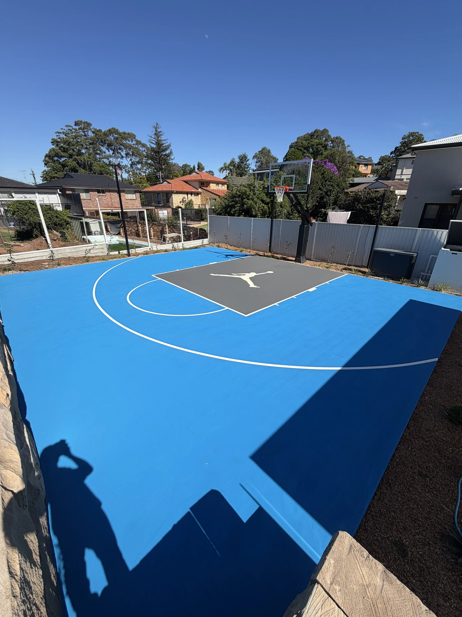 Jordan backyard court — Sydney